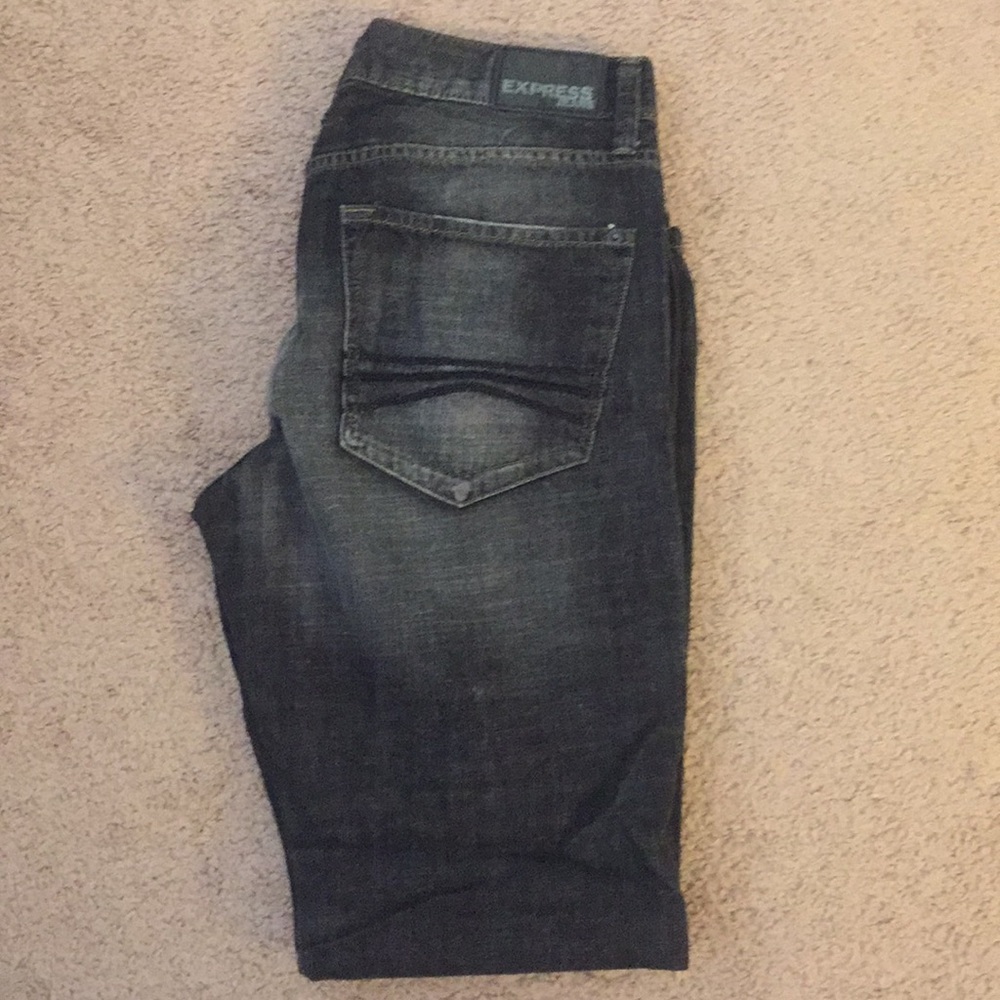 Express Black Jeans 33x32